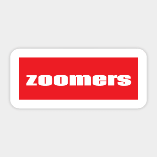 Zoomers Zoomer Words Gen Z Use Sticker